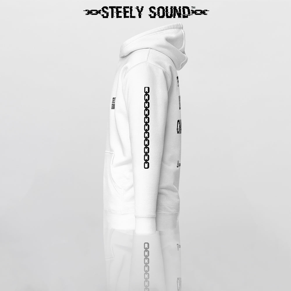 LOCKED CHARACTER - White Hoodie
