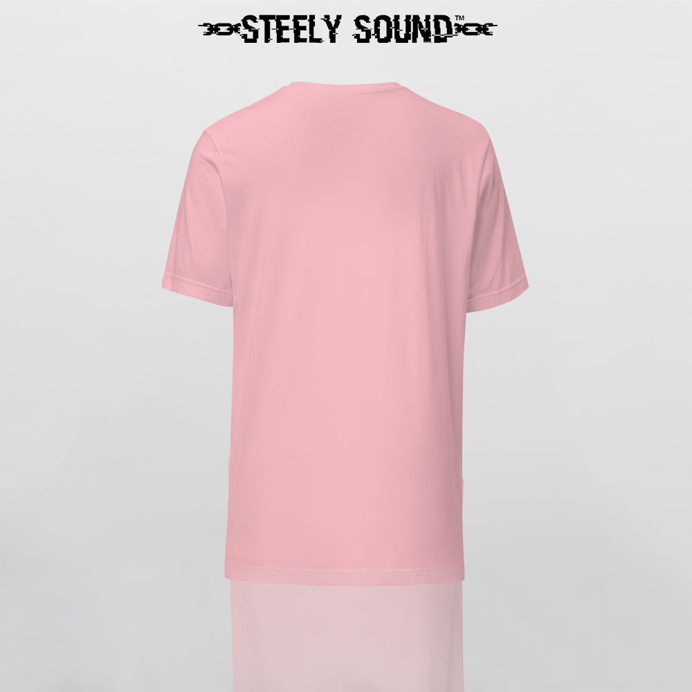 WHISPER - THAT STEELY SOUND Pink T-shirt