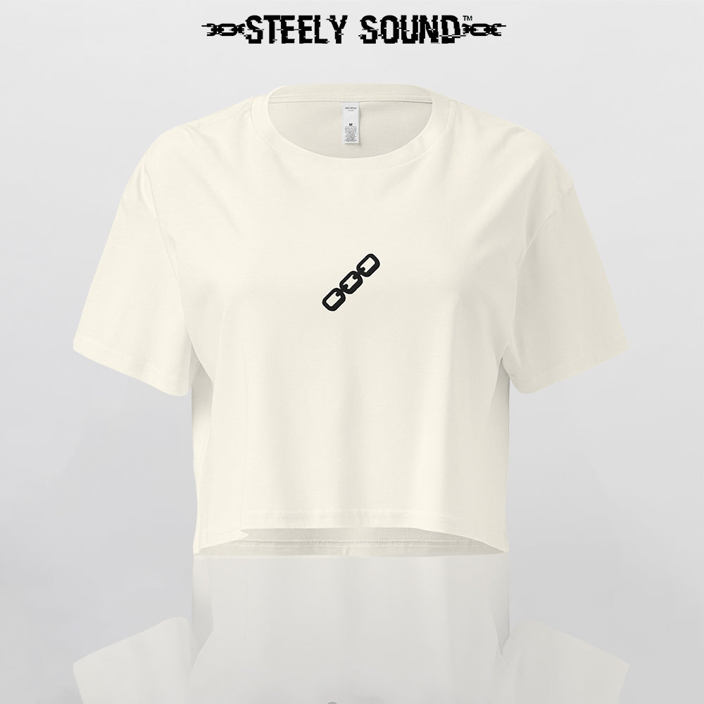THAT STEELY SOUND - Pastel Yellow Cropped Tee