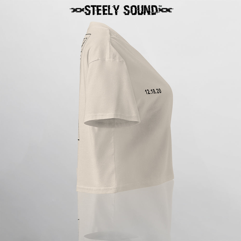 INSTRUCTIONS - STEELY SOUND Sand Cropped Tee