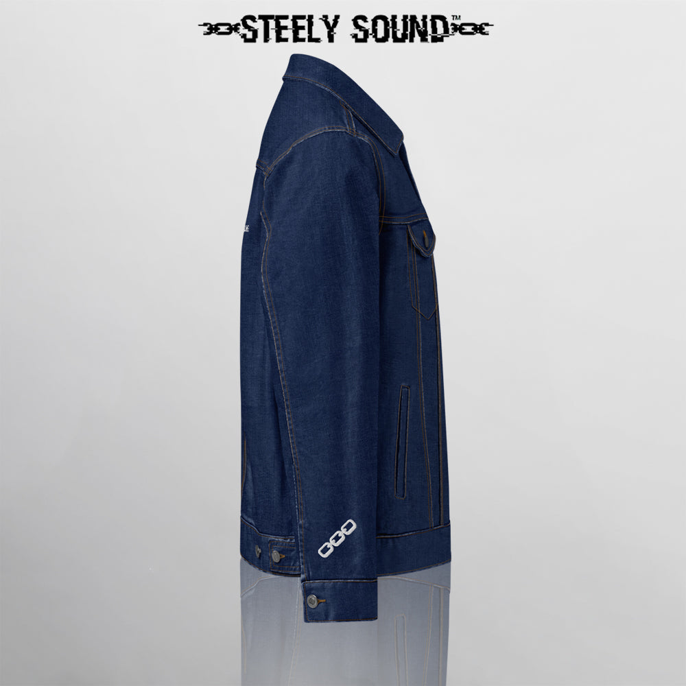THAT STEELY SOUND - Denim Jacket Dark Blue