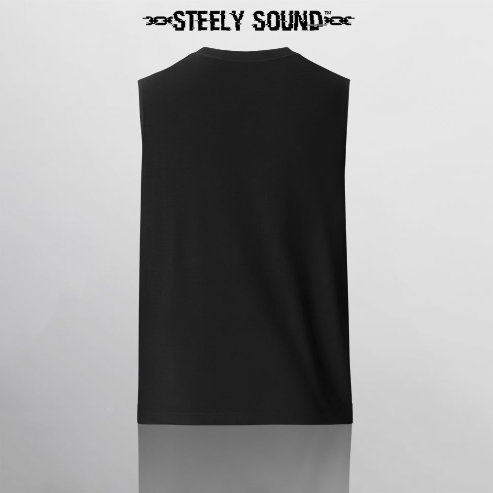 THAT STEELY SOUND - Black Sleeveless Shirt