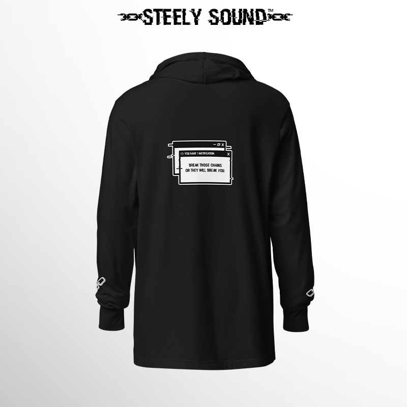 THAT STEELY SOUND - Black Hooded Tee