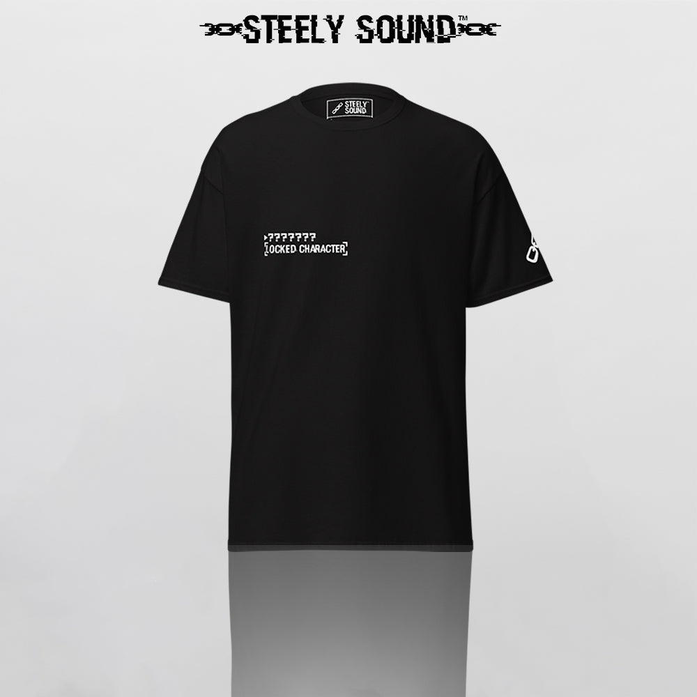 LOCKED CHARACTER - Black T-Shirt