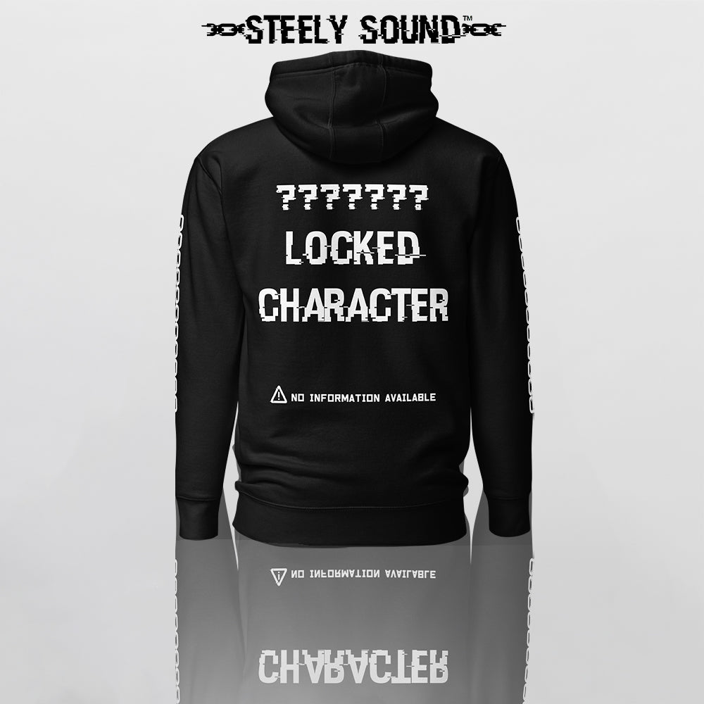 LOCKED CHARACTER - Black Hoodie