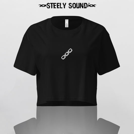 THAT STEELY SOUND - Black Cropped Tee