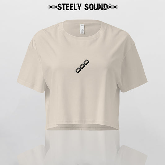 THAT STEELY SOUND - Beige Cropped Tee