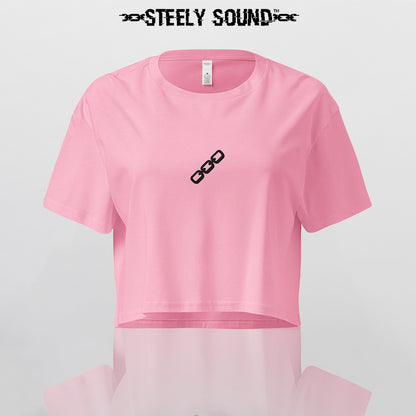 THAT STEELY SOUND - Pink Cropped Tee