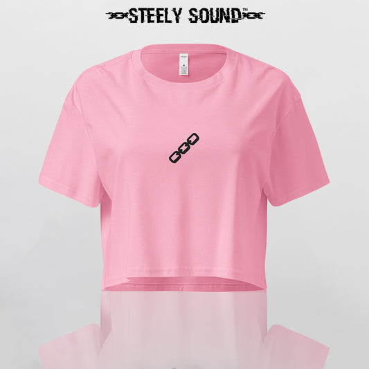 THAT STEELY SOUND - Pink Cropped Tee