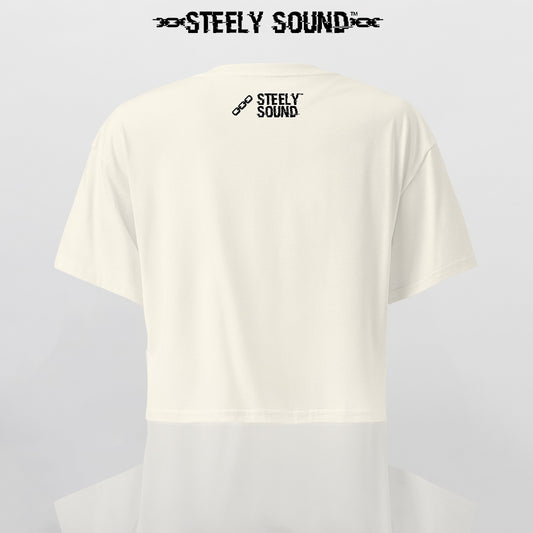 THAT STEELY SOUND - Pastel Yellow Cropped Tee
