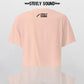 THAT STEELY SOUND - Peach Cropped Tee