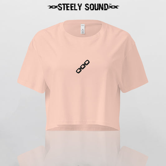 THAT STEELY SOUND - Peach Cropped Tee