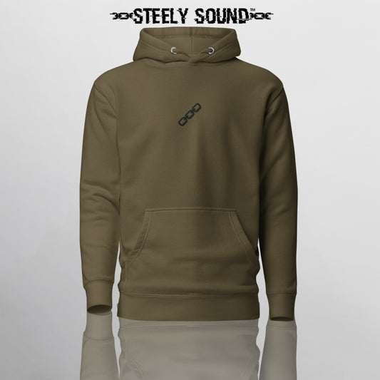 THAT STEELY SOUND - Essentials Military Green Hoodie
