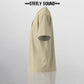 TAGGED25 STEELY SOUND - Beige Oversized Tee