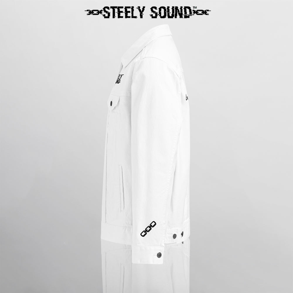 THAT STEELY SOUND - Denim Jacket White