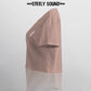 INSTRUCTIONS - STEELY SOUND Heather Pink Cropped Tee