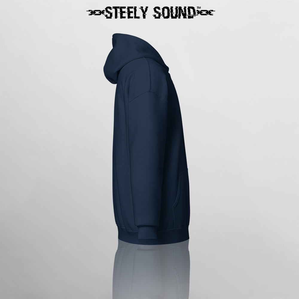 THAT STEELY SOUND - Navy Zip Hoodie