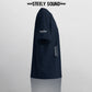 TAGGED25 STEELY SOUND - Navy Oversized Tee