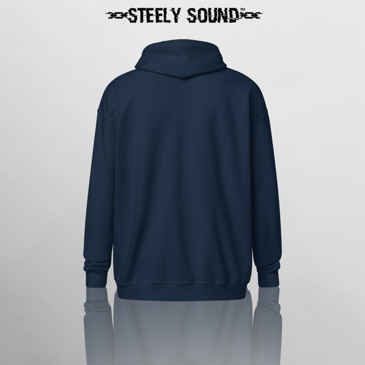 THAT STEELY SOUND - Navy Zip Hoodie