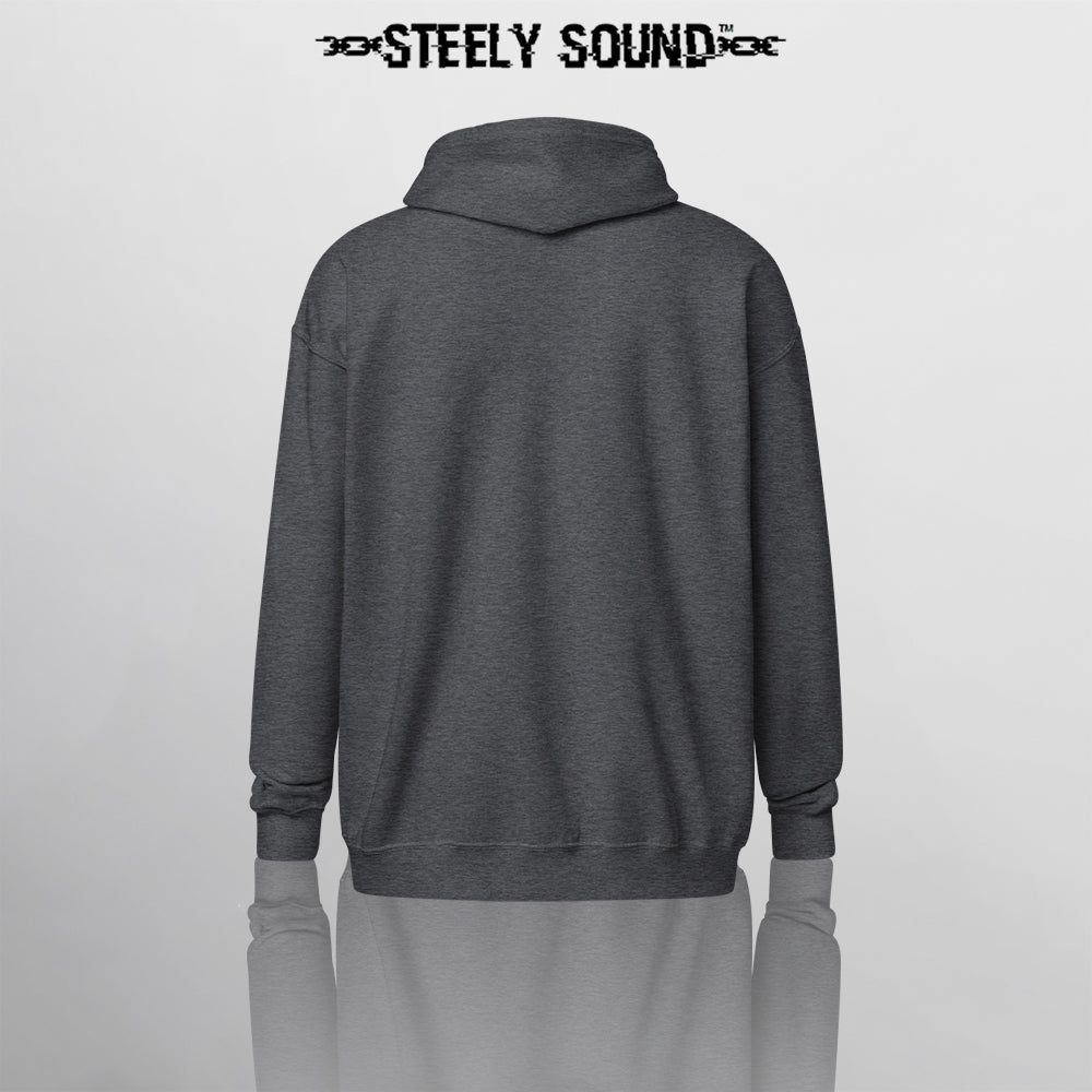 THAT STEELY SOUND - Dark Heather Zip Hoodie