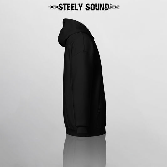 THAT STEELY SOUND - Black Zip Hoodie