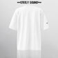 TAGGED25 STEELY SOUND - White Oversized Tee