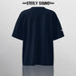 TAGGED25 STEELY SOUND - Navy Oversized Tee