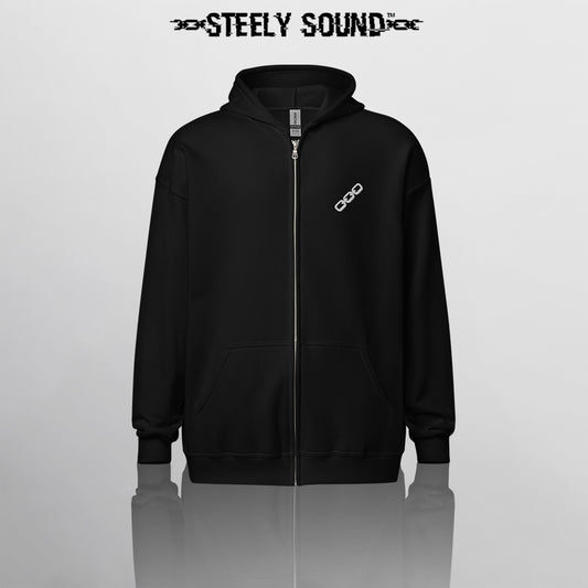 THAT STEELY SOUND - Black Zip Hoodie