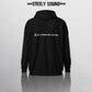 LOCKED CHARACTER - Black Zip Hoodie 2.0
