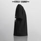 INSTRUCTIONS - STEELY SOUND Black Oversized Tee