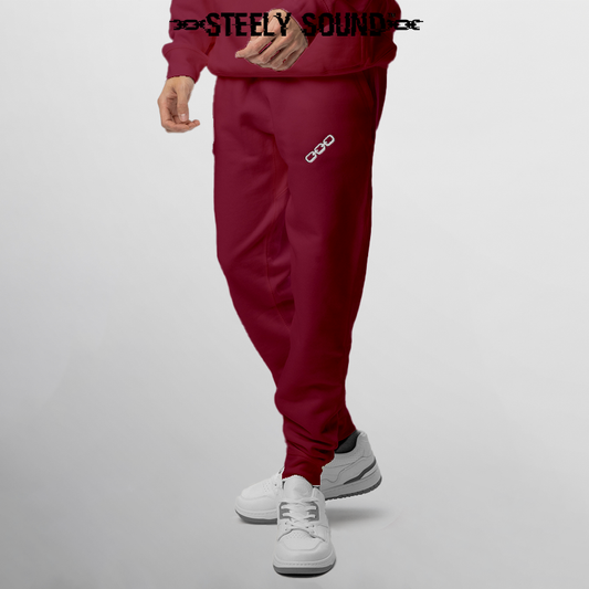 THAT STEELY SOUND - Essentials Sweatpants Maroon