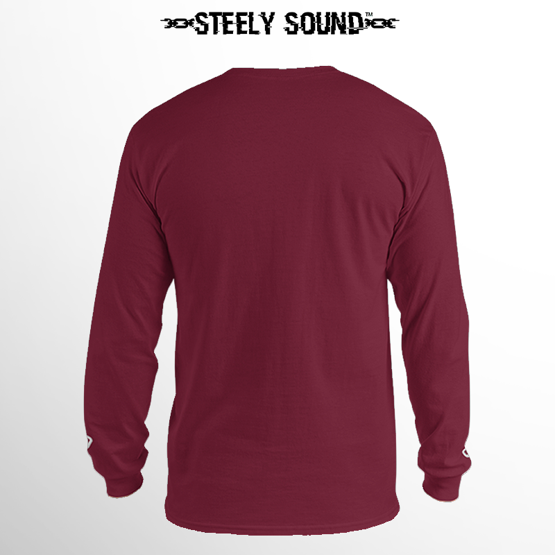 THAT STEELY SOUND - Long Sleeve Shirt Maroon