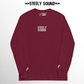 THAT STEELY SOUND - Long Sleeve Shirt Maroon