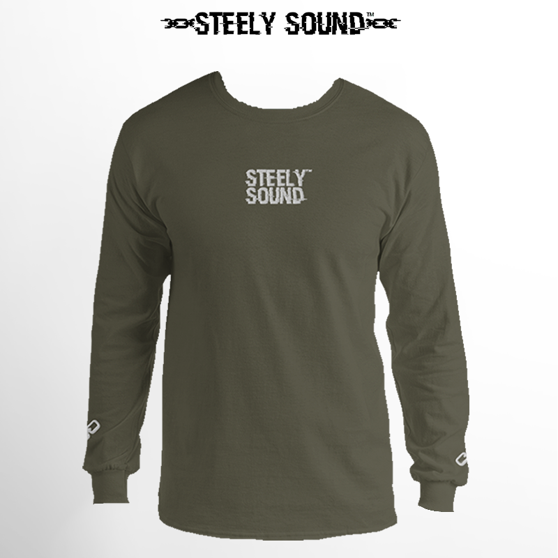 THAT STEELY SOUND - Long Sleeve Shirt Military Green