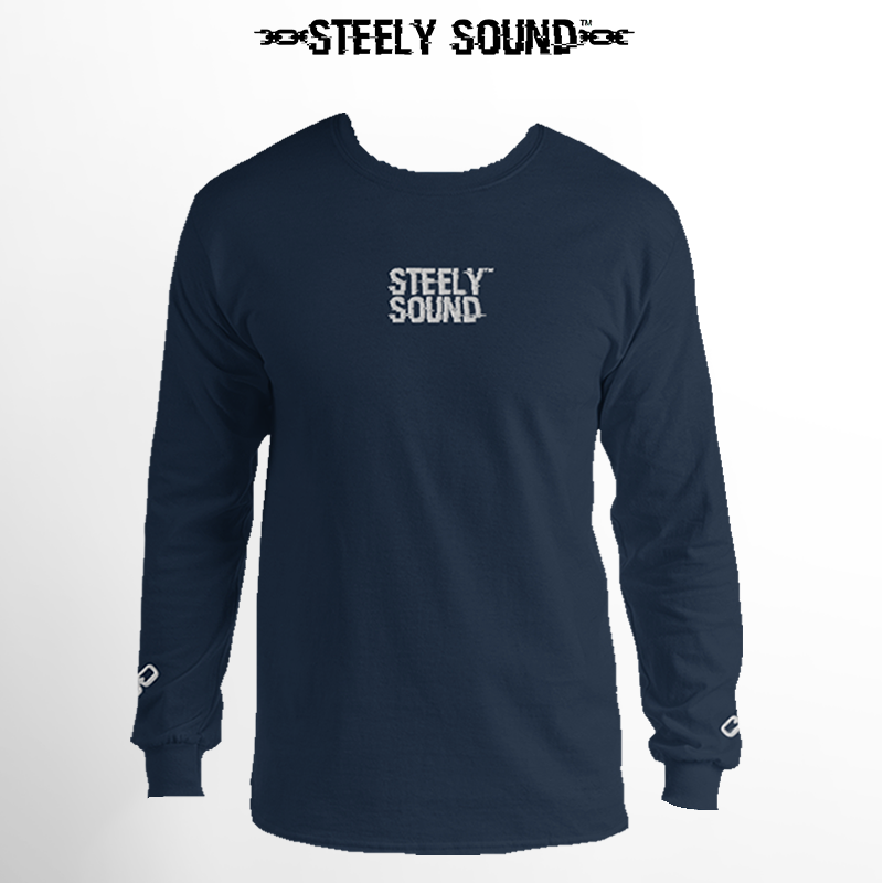 THAT STEELY SOUND - Long Sleeve Shirt Navy