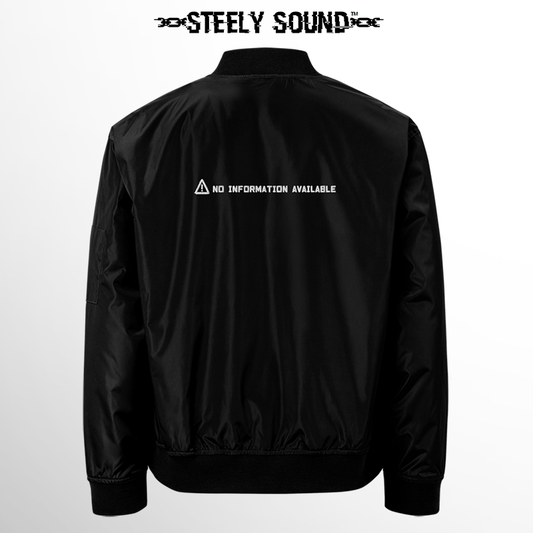 THAT STEELY SOUND - Black Bomber Jacket