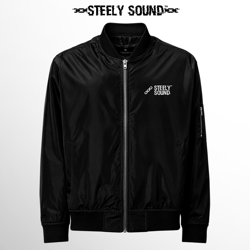 THAT STEELY SOUND - Black Bomber Jacket