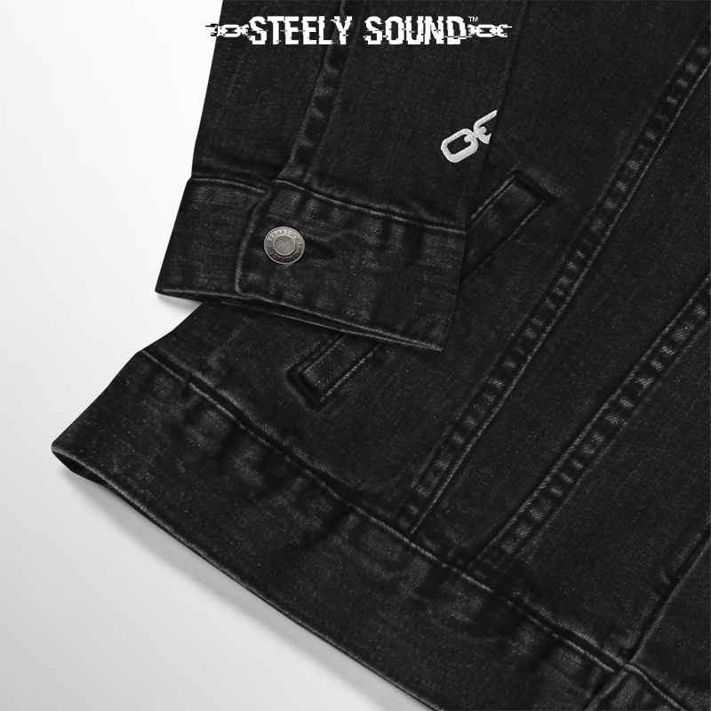 THAT STEELY SOUND - Denim Jacket Black