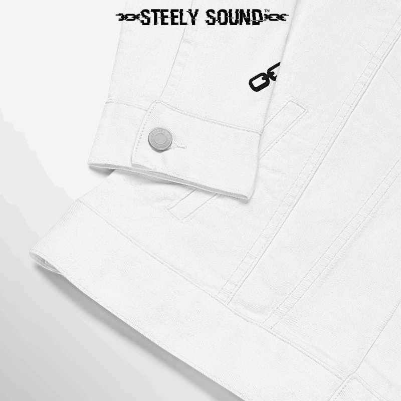 THAT STEELY SOUND - Denim Jacket White