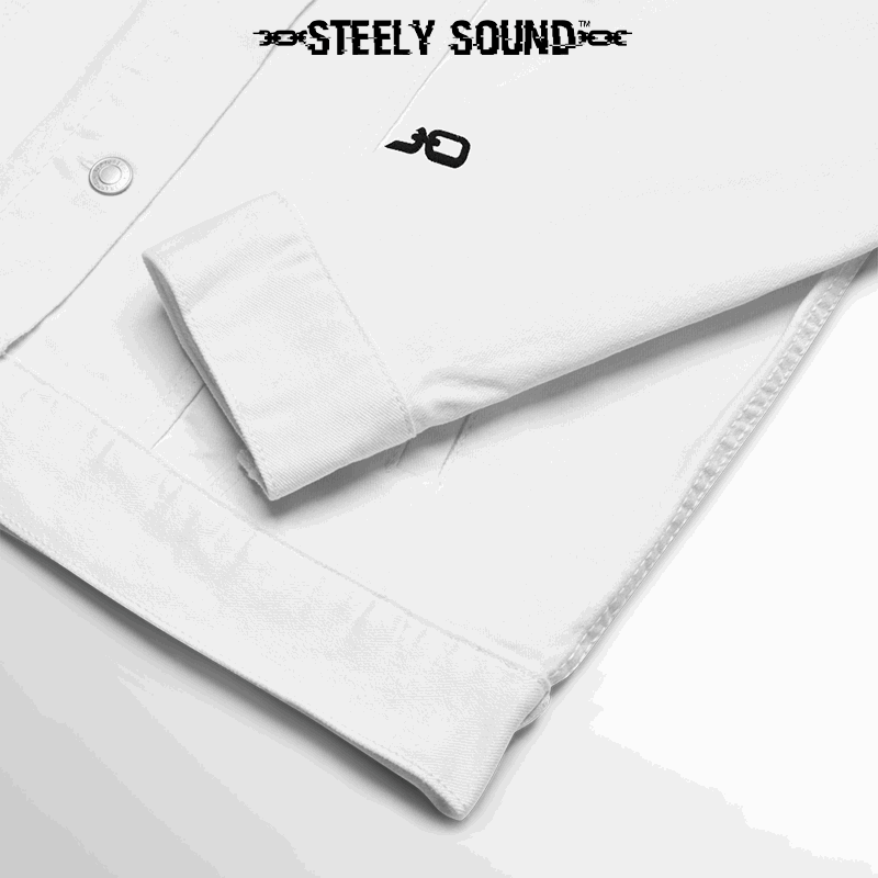 THAT STEELY SOUND - Denim Jacket White