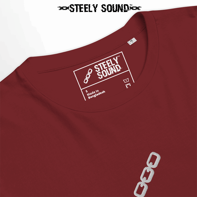 THAT STEELY SOUND - Essentials Burgundy T-Shirt