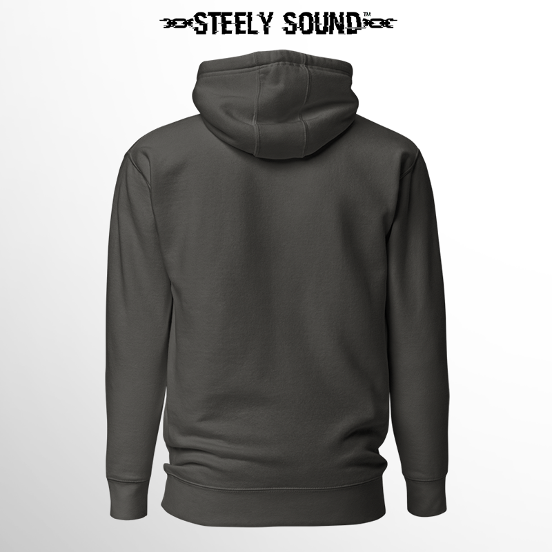 THAT STEELY SOUND - Essentials Vintage Black Hoodie