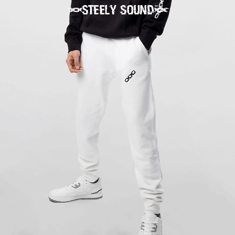 THAT STEELY SOUND - Essentials Sweatpants White