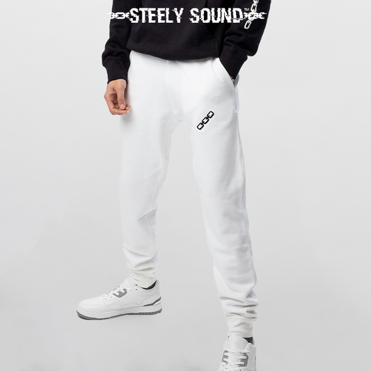 THAT STEELY SOUND - Essentials Sweatpants White